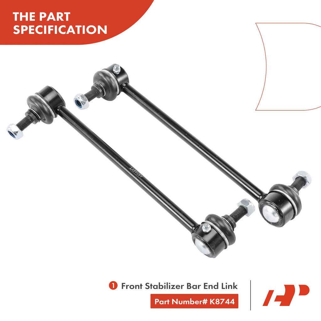 6X Front Sway Bar End Links & Tie Rods for Ford Contour Mercury Mystique (1995–2000)