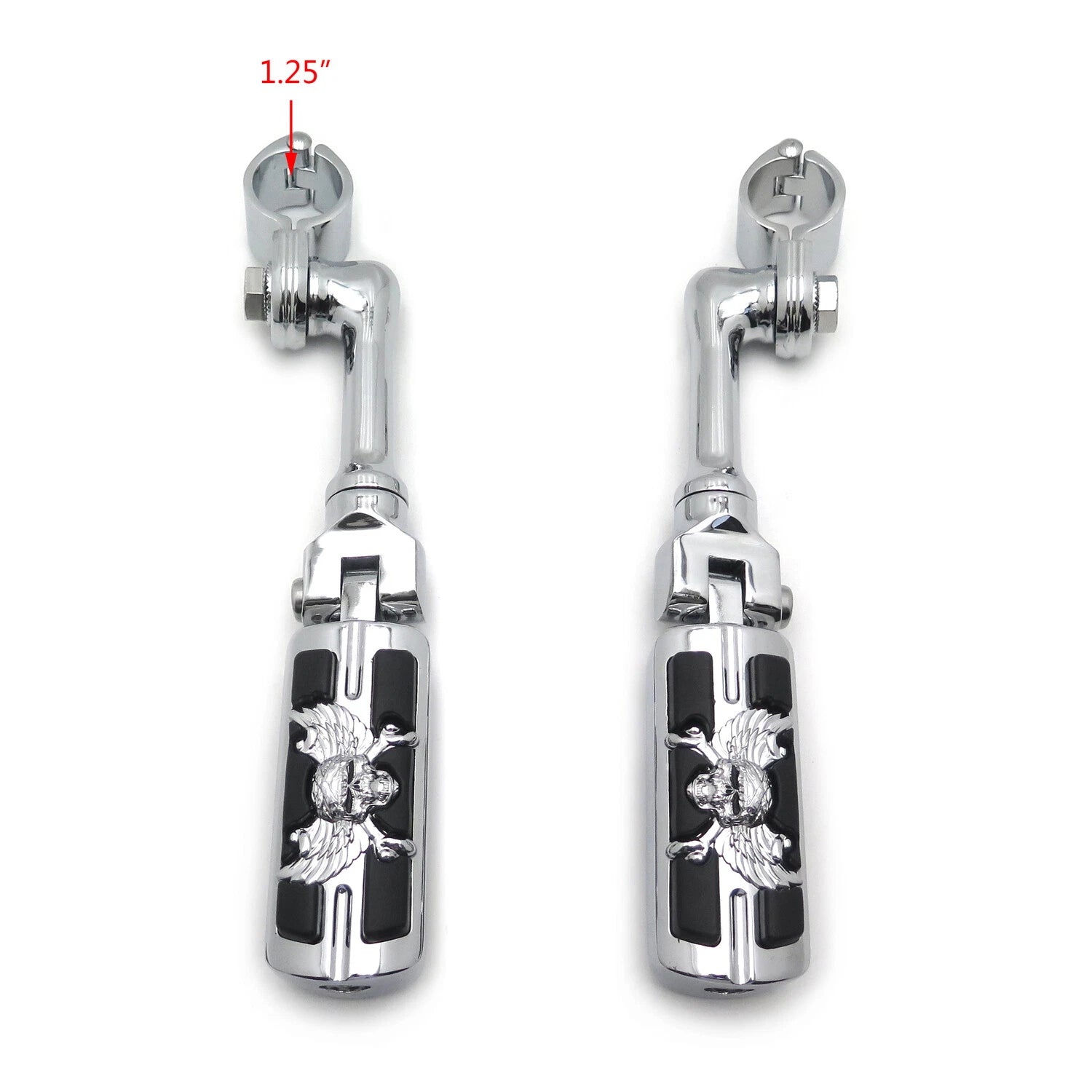 4.5" FootPeg Kit for Harley XL, Yamaha Virage (Year Unspecified)