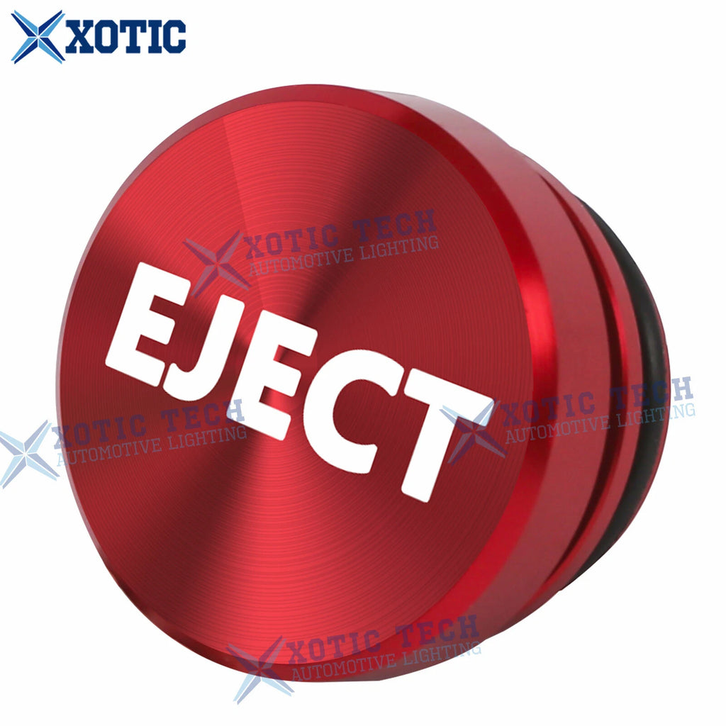 Red Aluminum Alloy Eject Button Cigarette Lighter Cover for Car (2000-2020)