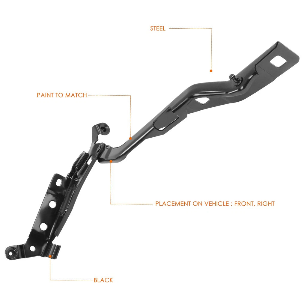 RH Steel Engine Hood Hinge for Ford F-150 (2015–2020)