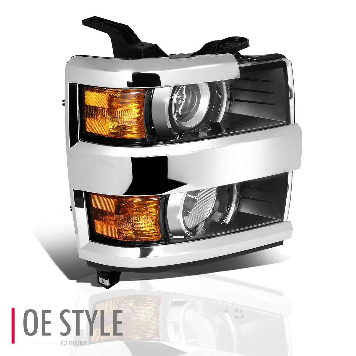 Right Side Front Projector Headlight Lamp for Silverado 2500HD 3500HD (2015–2019)