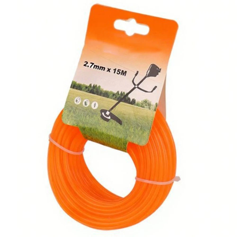 Heavy Duty String Trimmer Line 49ft Nylon for Commercial Lawn Mowers