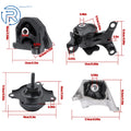 Set of 4 Engine Motor & Trans Mounts for Acura RSX, Honda Civic 2.0L (2002–2006)