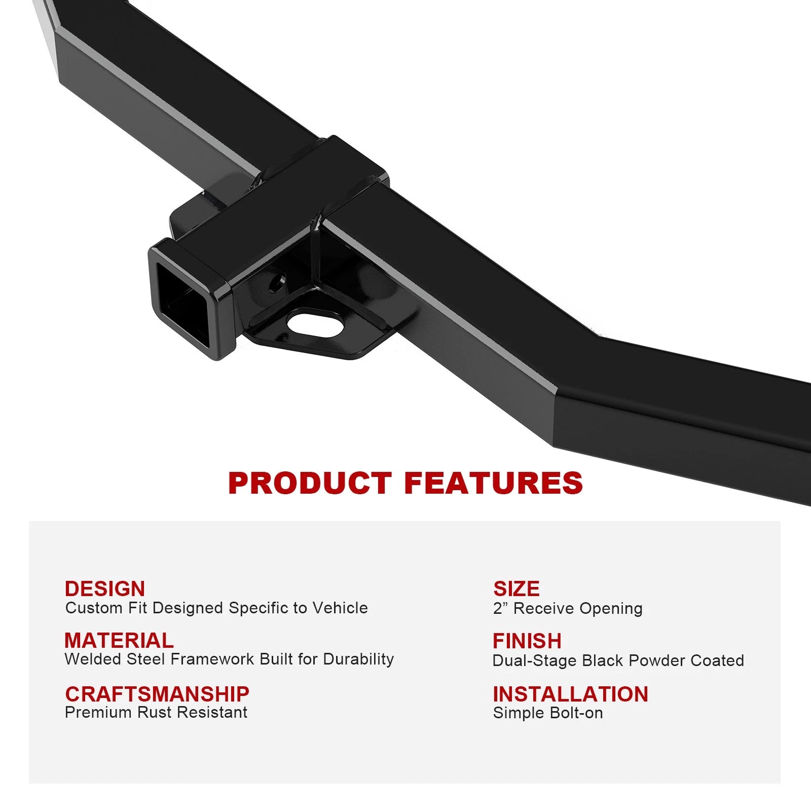 Trailer Hitch Receiver for Nissan Titan (2004-2015)