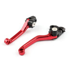 Off Road Pivot Aluminum Brake Clutch Levers for Honda CRF230F (2003–2009) Red