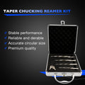 Set of 3 M2 HSS Taper Chucking Reamers for 3/8", 1/2", 5/8", 3/4"