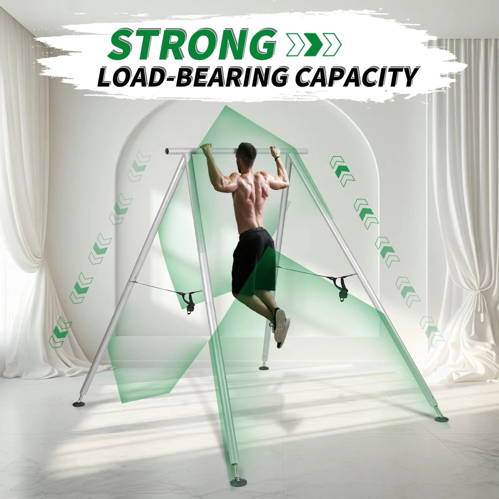 Aerial Yoga Stand Frame for Indoor Outdoor Fitness (10FT)