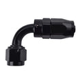 2Pcs AN6 90° Black Swivel Hose End Fitting Adaptor for Oil Fuel Line
