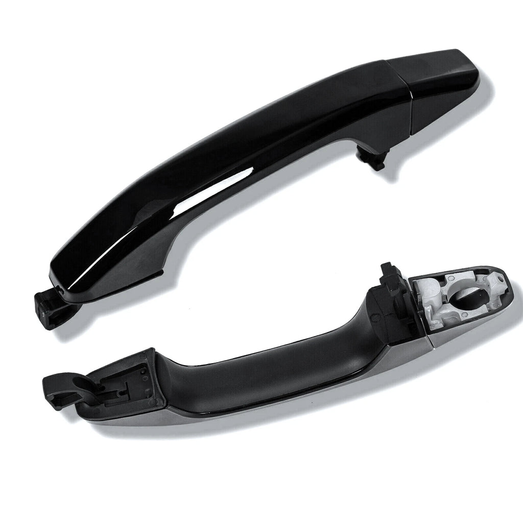 Set of 4 Exterior Door Handles for Chevrolet Silverado/Sierra (2014–2019) Gloss Black