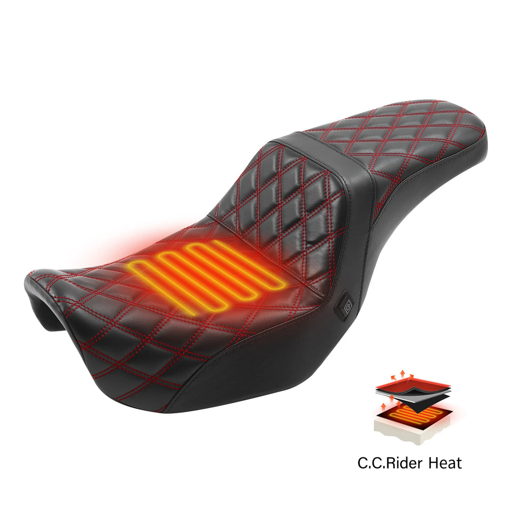 Heated Seat for Harley Dyna Fat Bob Low Rider (2006–2017)