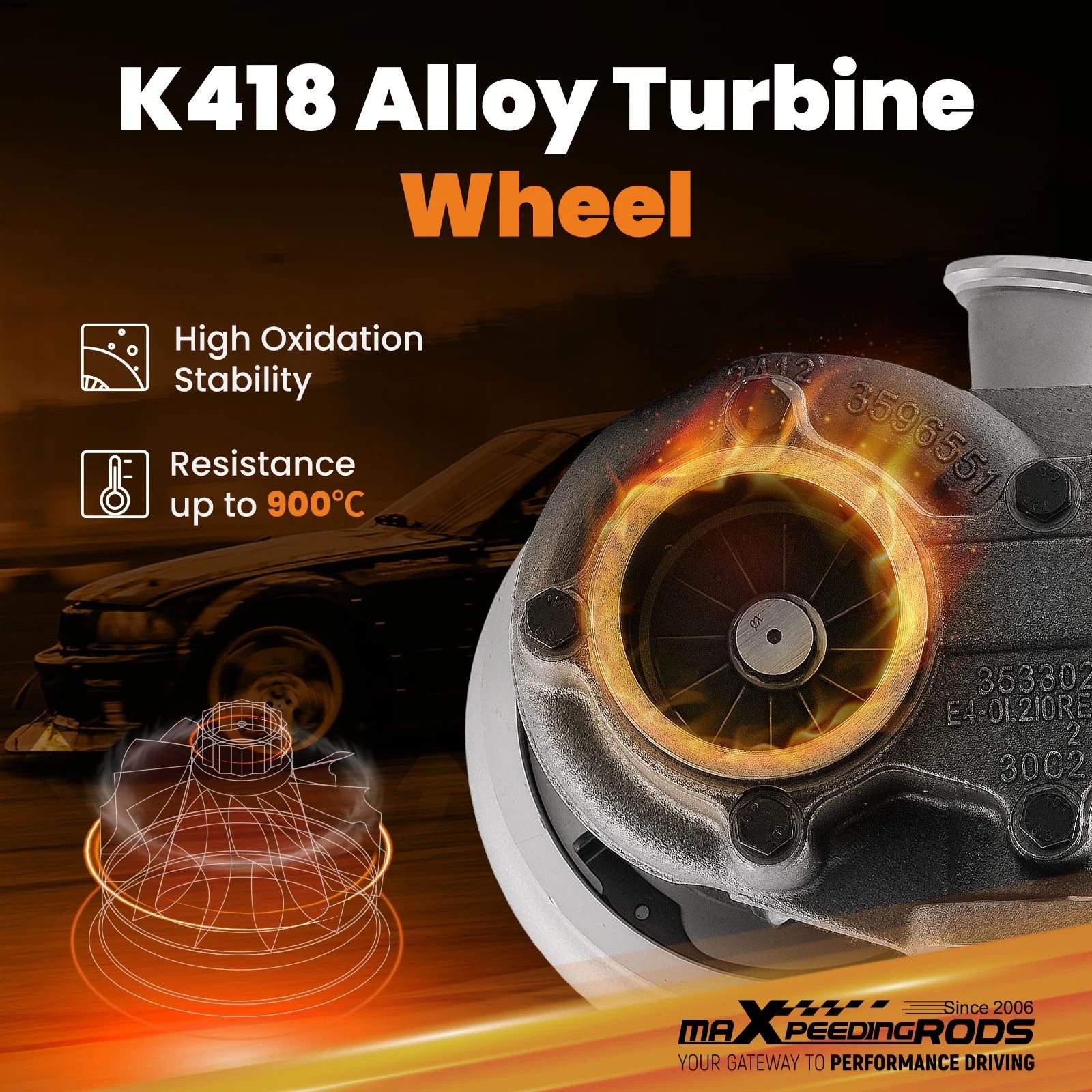 HX35W Turbocharger for Dodge Ram 2500 3500 5.9L Diesel (1998–1998.5)