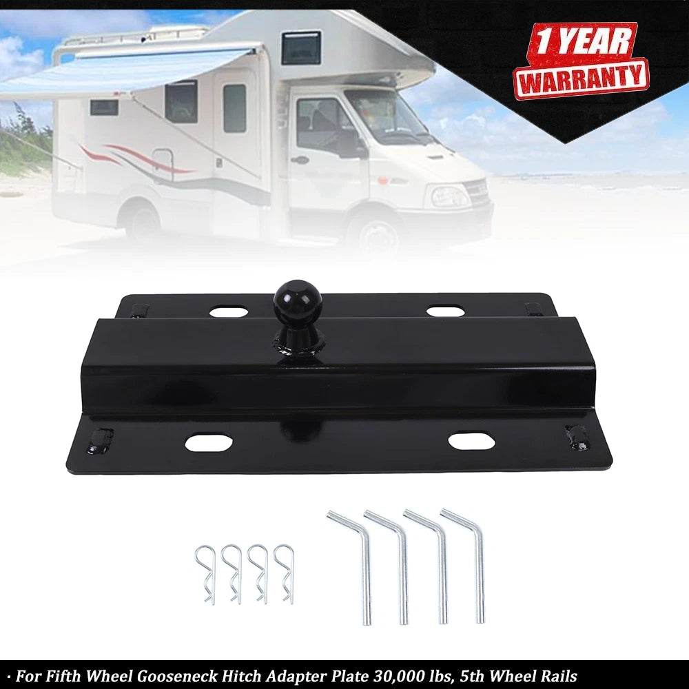 Fifth Wheel Gooseneck Hitch Adapter Plate for Truck (30)