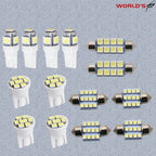 14X LED Interior Package Kit for T10 Dome License Plate Light Bulbs