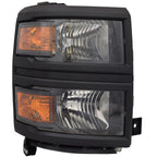 Replacement Passenger Side Halogen Headlight Assembly for 2014-2015 Chevy