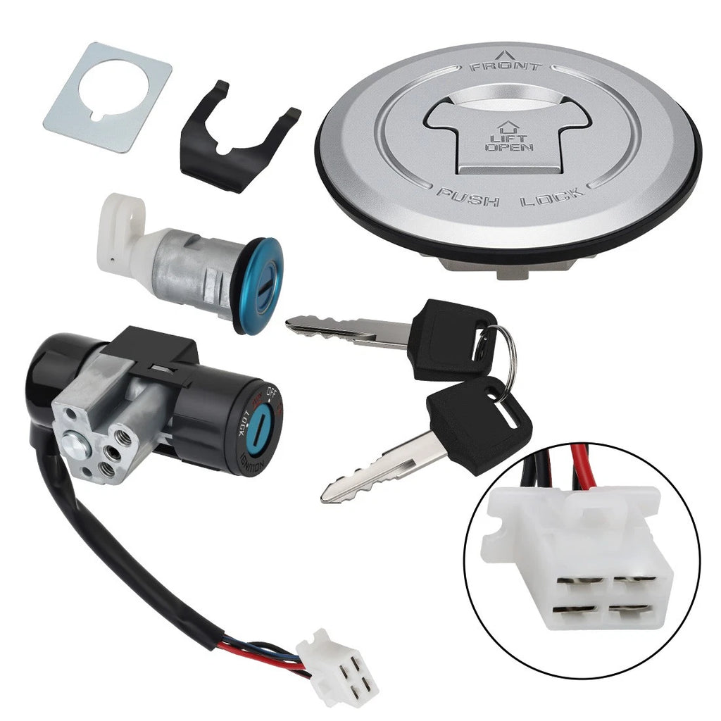 Lock Set Key Switch for Honda Grom 125 (2014–2015) 35010-K26-910, 35010-K26-911