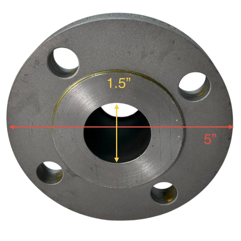 Weld Neck Raised Face Flange 1-1/2" for GE UK A105N (150# ASME B16.5)