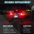 Red Strobe Flashing 912 921 Center High Mount Stop Bulbs for Brake Light (2000-2000)