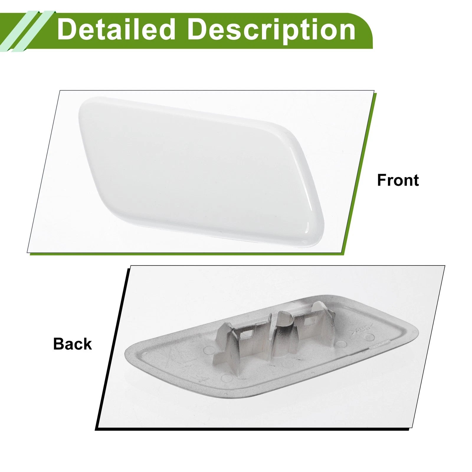 Front Right Washer Nozzle Cover for Toyota Land Cruiser (2013–2015) 8535360050 White