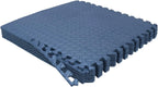 Set of 12 Blue EVA Foam Interlocking Exercise Mats for Gym Fitness Yoga