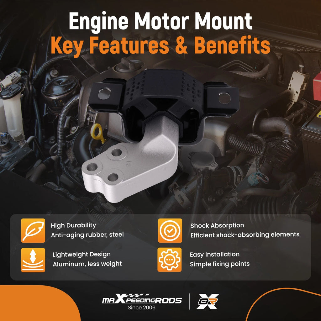 3Pcs Engine Motor & Trans Mount Kit for Smart Fortwo Electric (2011-2015)
