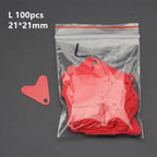 Heart Shape Red Plastic Fish Tails for Fishing Lure Hook Tail (No Year)