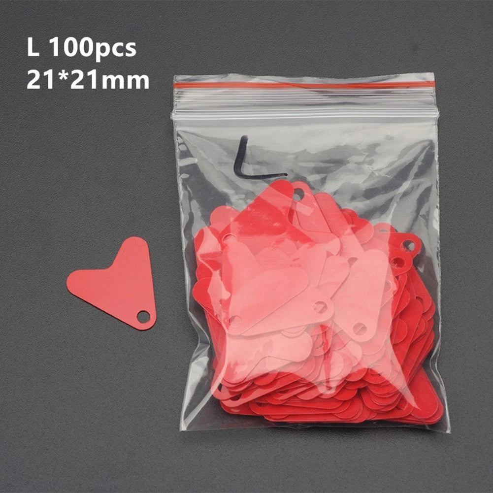 Heart Shape Red Plastic Fish Tails for Fishing Lure Hook Tail (No Year)