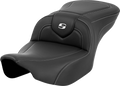 SADDLEMEN Roadsofa Seat for - Carbon Fiber, Silver Stitch