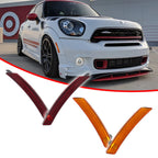 Set of 4 Amber Front & Red Rear Side Marker Lights for MINI Cooper (2007–2016)