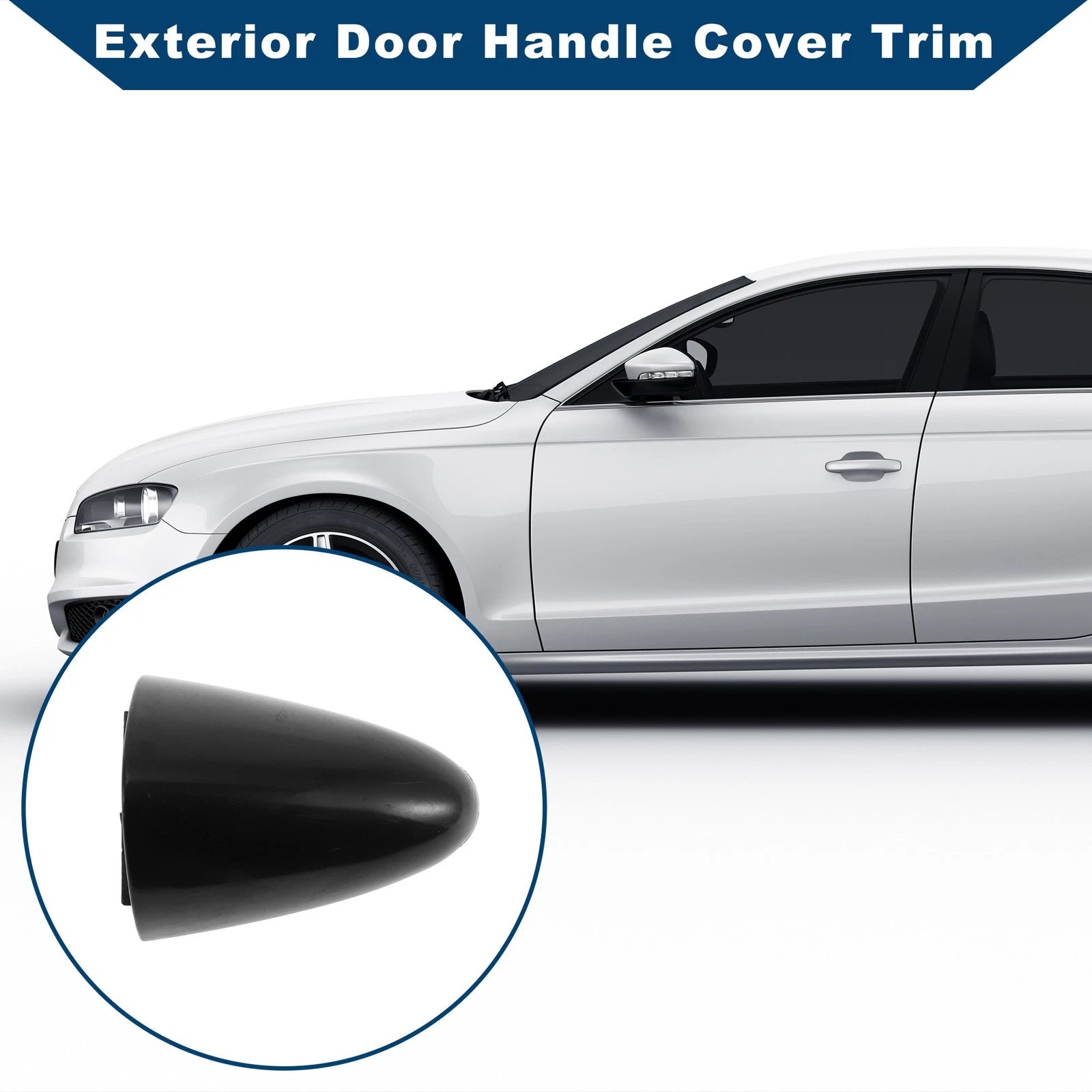 Exterior Door Handle Cover Trim for Kia Optima (2011–2016) Black