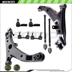 Front Lower Control Arm & Ball Joint Tie Rod End for Toyota Corolla (1996–2002)
