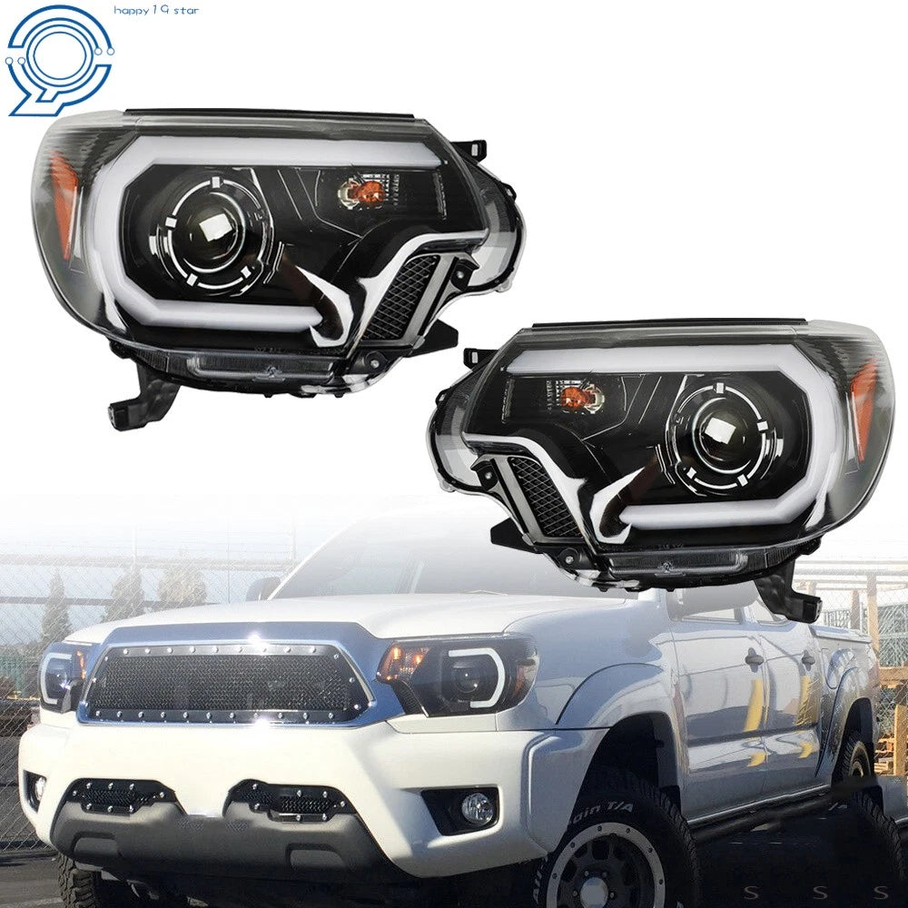 LED Bar Headlights for Toyota Tacoma (2012–2015) Left & Right Side