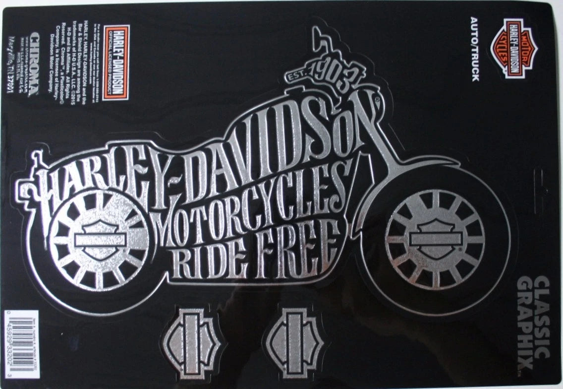 Ride Free Decal Sticker for Harley Davidson Softail (1903)