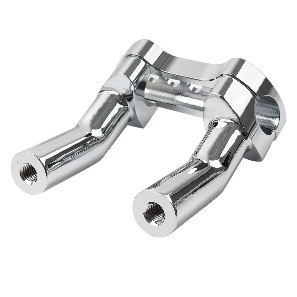 5-Hole 4.5" Pullback Handlebar Riser Clamp for Harley 1" Bar