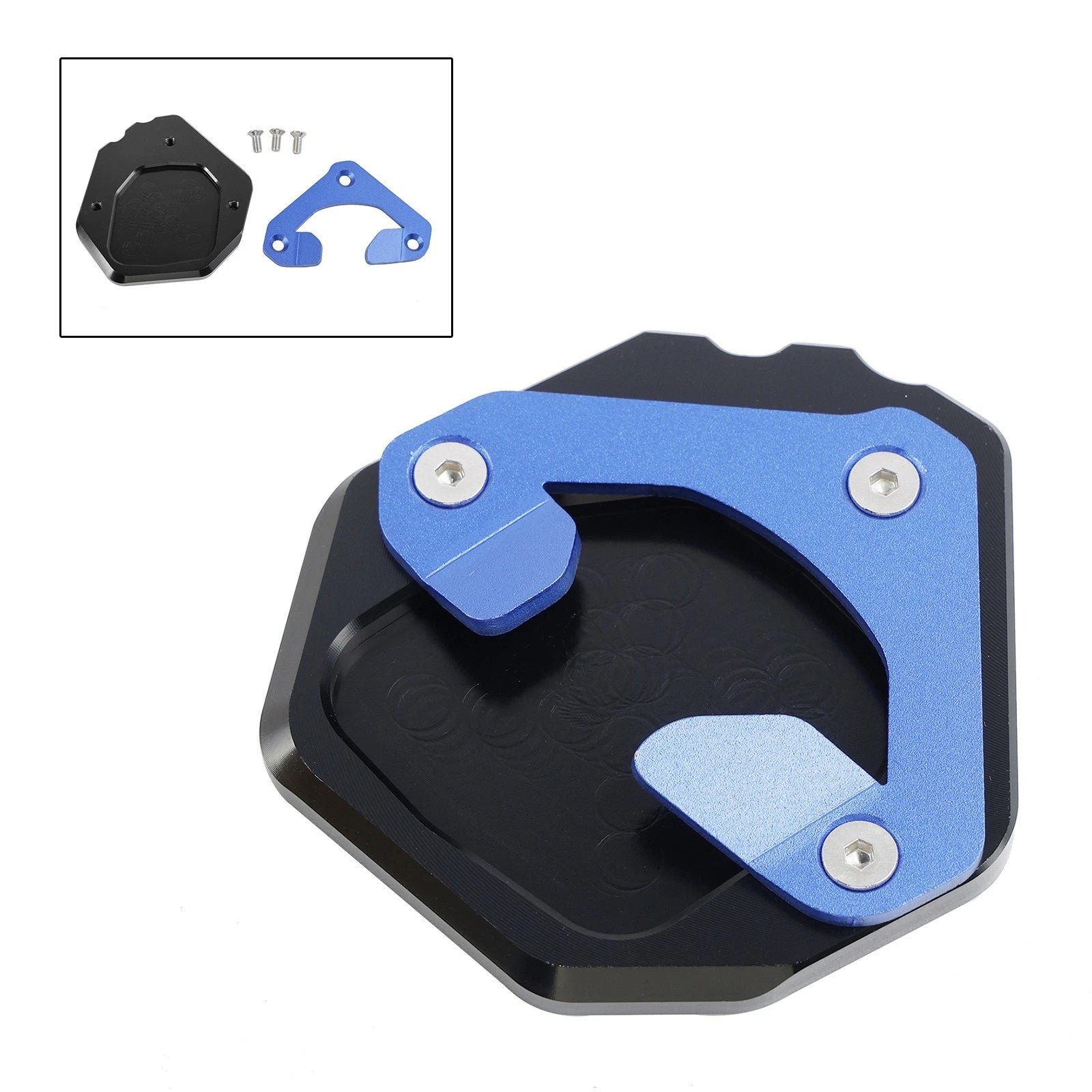 Kickstand Enlarger Plate Pad for Yamaha Tenere 700 (2019–2023)