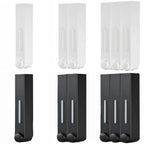 Leak Proof Wall Mounted Pump Bottle for Shower Products (Multiple Chambers)