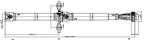 Prop Drive Shaft for Chevrolet Equinox, Pontiac Torrent (2005–2006)