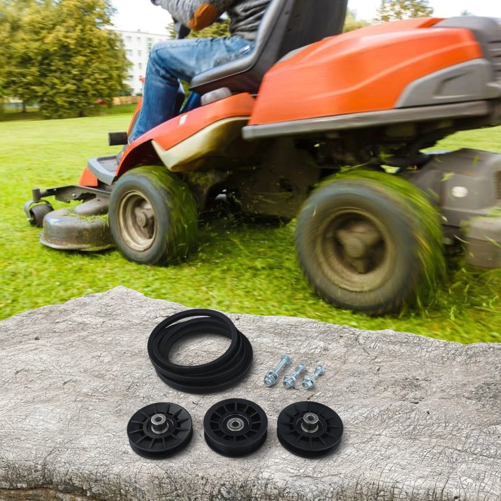 Idler and Pulley Set for Riding Lawn Mowers (LGT 2654)