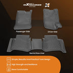 Set of 2 Front & Rear Floor Mats Liners for Chevy Colorado (2023–2025)