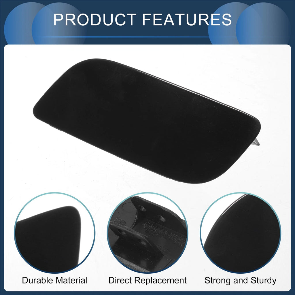 Front Left Washer Nozzle Cover Cap for Audi TT (2016–2023) 1 Pcs Black
