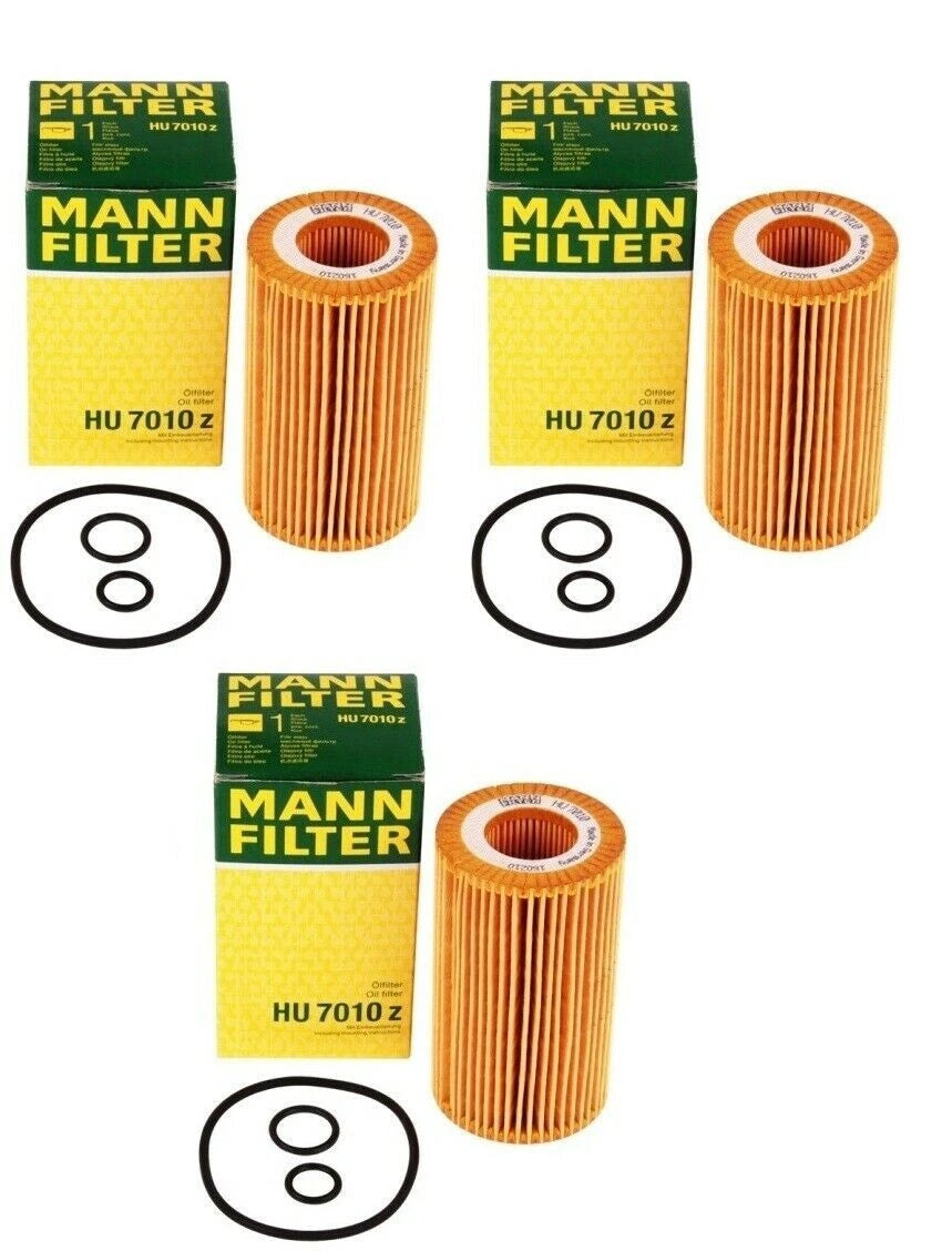 Set of 3 Engine Oil Filter Kits for Benz E250, GLK250, ML250, Sprinter 2.1