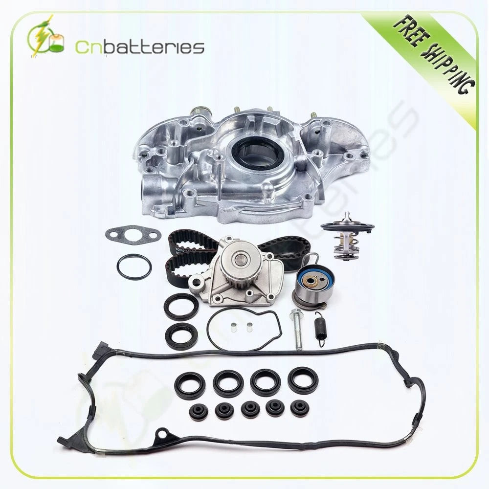 Timing Belt Kit with Thermostat & Water Pump for Honda Civic D17A1 D17A2 (2001–2003)