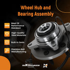 Front Hub Bearing Kit WE61185 for Ford F-150/Expedition 4WD (2011–2014)