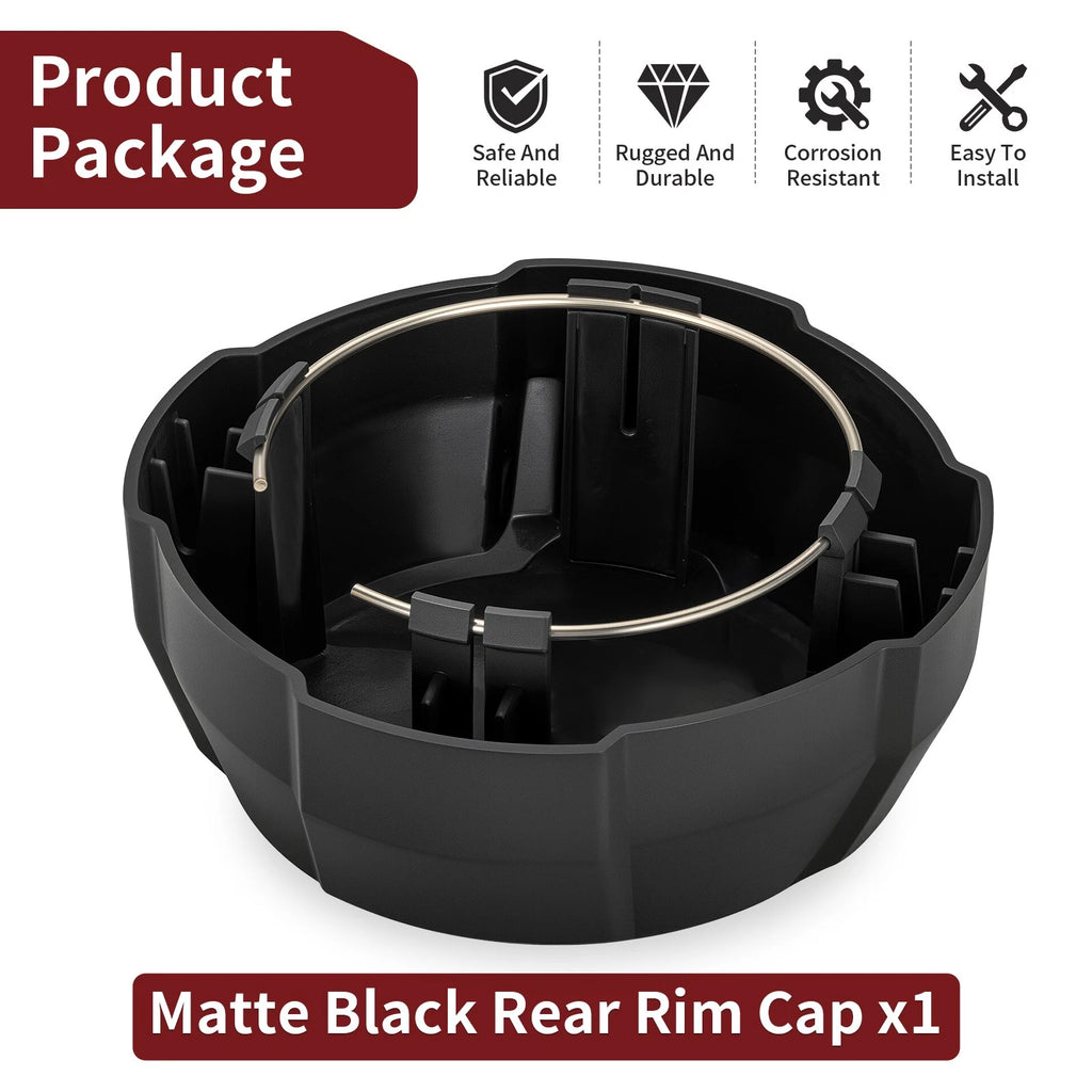 Matte Black Rim Cap 1524066-458 for Polaris Ranger 570 Crew SP (2022–2025)