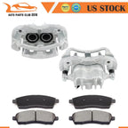 Rear Calipers w/ Bracket & Ceramic Pads for Ford F-250 Super Duty (1999–2004)