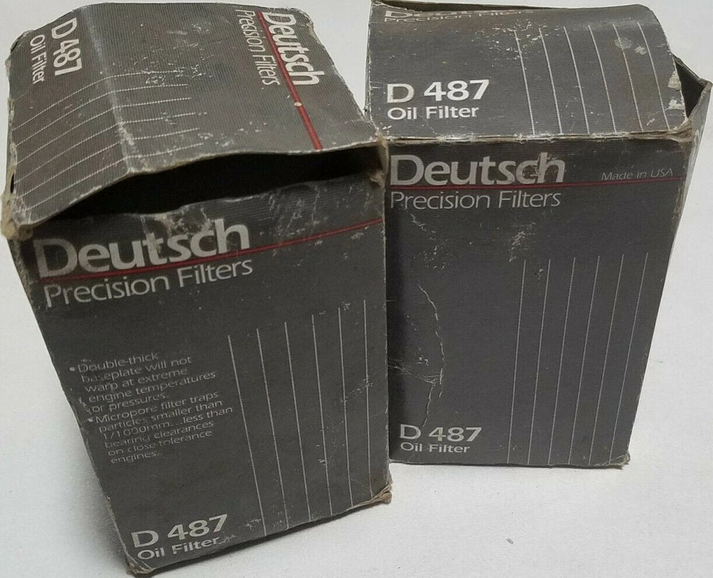 2 Pack Oil Filter for Deutsch D487
