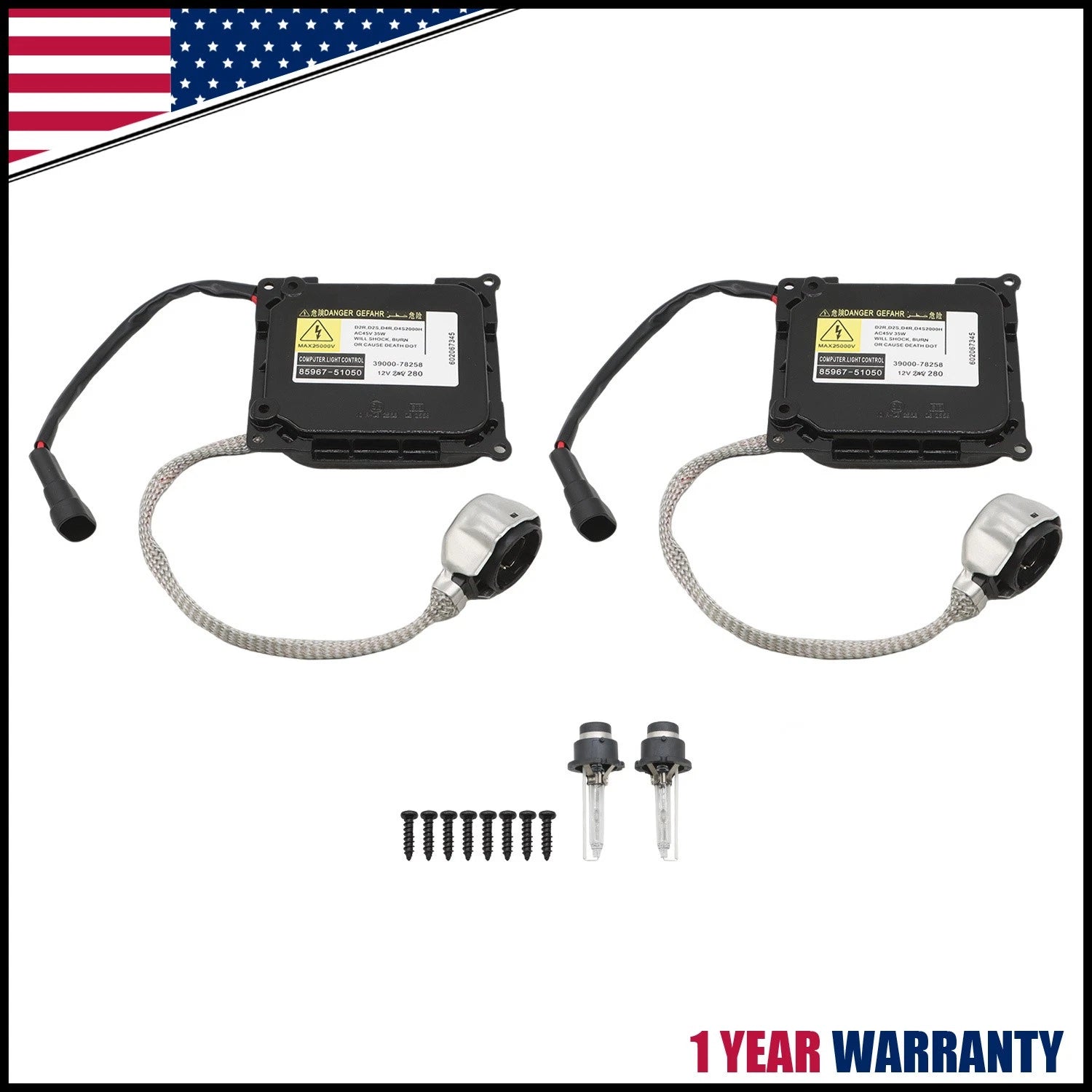 Set of 2 Xenon HID Headlight Ballast for Lexus ES350 IS250 GS350 (2006–2011) 8596751040
