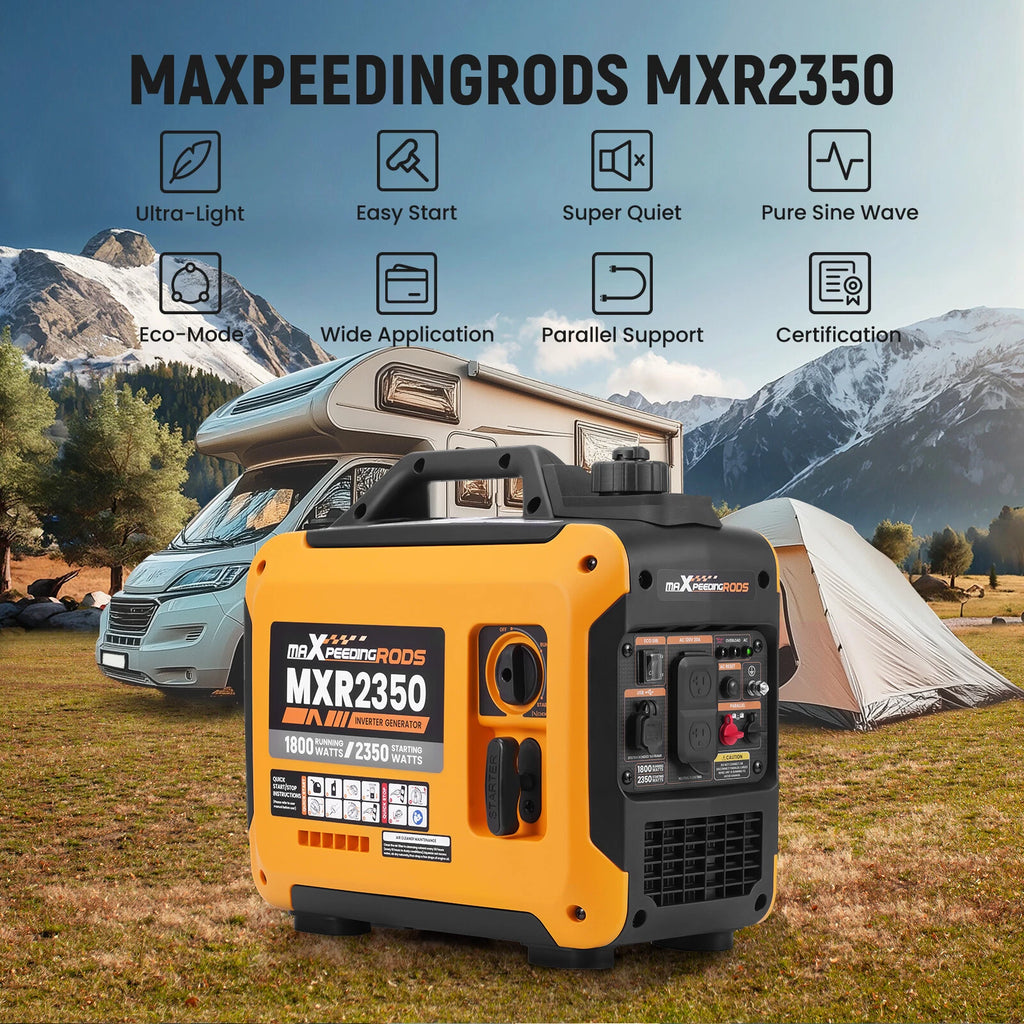 2350W Portable Gas Inverter Generator for Travel Outdoor (Parallel Ready)