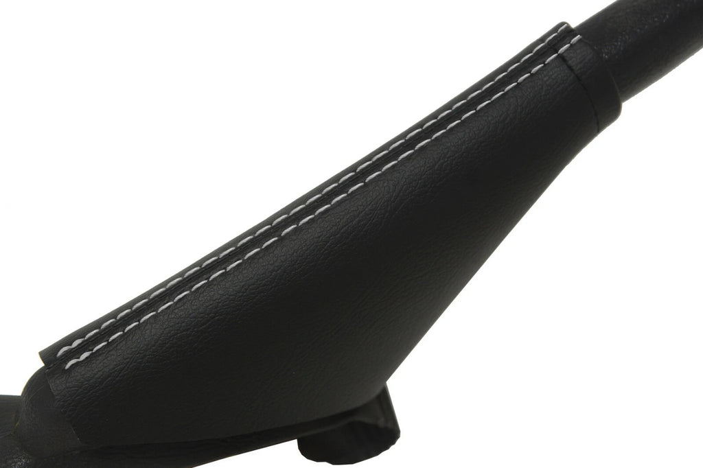 E Brake Boot Cover for Acura Integra (1994–2001) - Leather, White Stitch