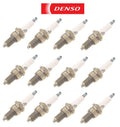 Set of 12 Spark Plugs Denso W20EPRU for Dodge Porsche VW Volvo Ferrari Suzuki