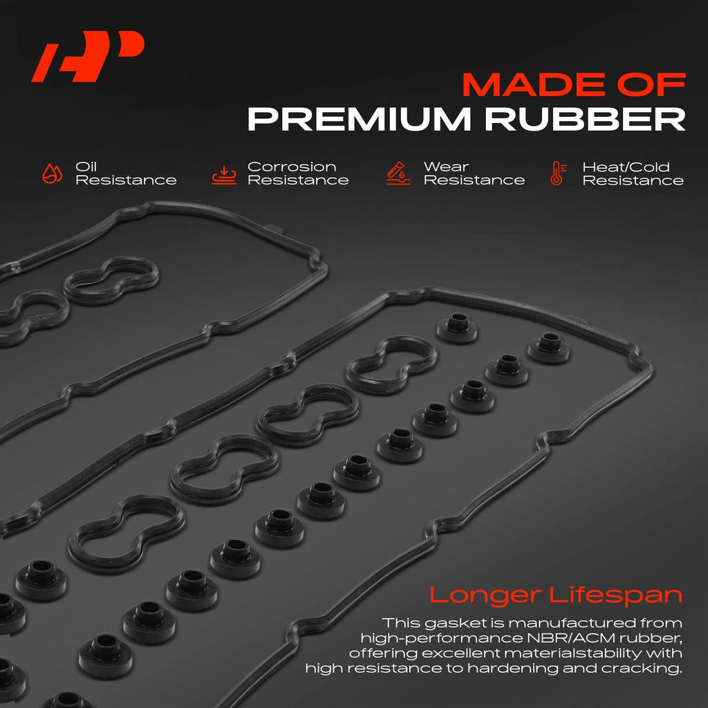 Engine Valve Cover Gasket Set for Jeep Grand Cherokee WK WK2 Wrangler (2005–2023)